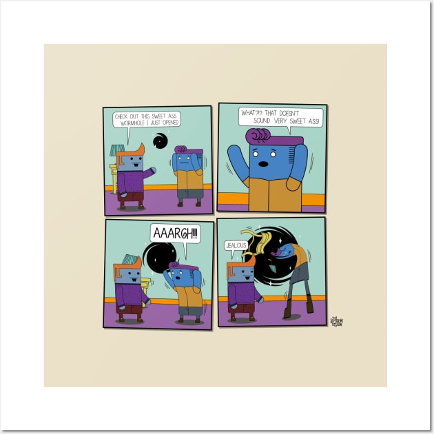 Jealous Wall Art by JoelSimpsonDesign